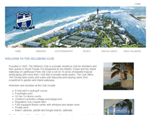 Tablet Screenshot of hillsboroclub.org